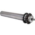 Omni Metalcraft 1.9" Dia. x 9 Ga. Steel 40A18 Sprocketed Roller for 42" O.A.W. Omni Conveyors 38209-42-GP